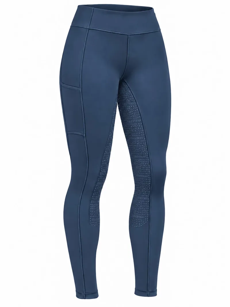 Hatton Park Orleton Riding Tights - Ensign Blue