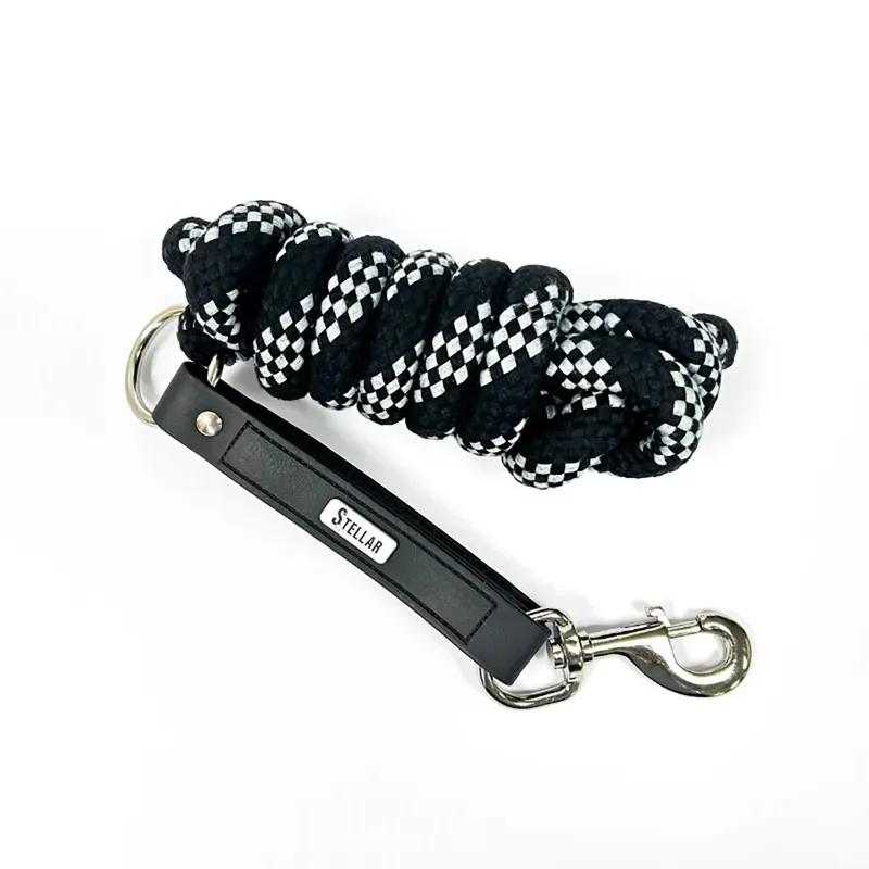 Equilibrium Stellar Safety Lead Rope - Black and White-1