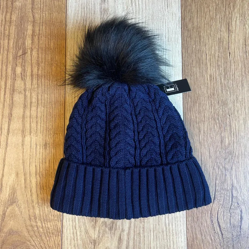 Equi Light Torch Pom Beanie Hat - Royal Blue-2