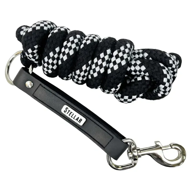 Equilibrium Stellar Safety Lead Rope - Black and White