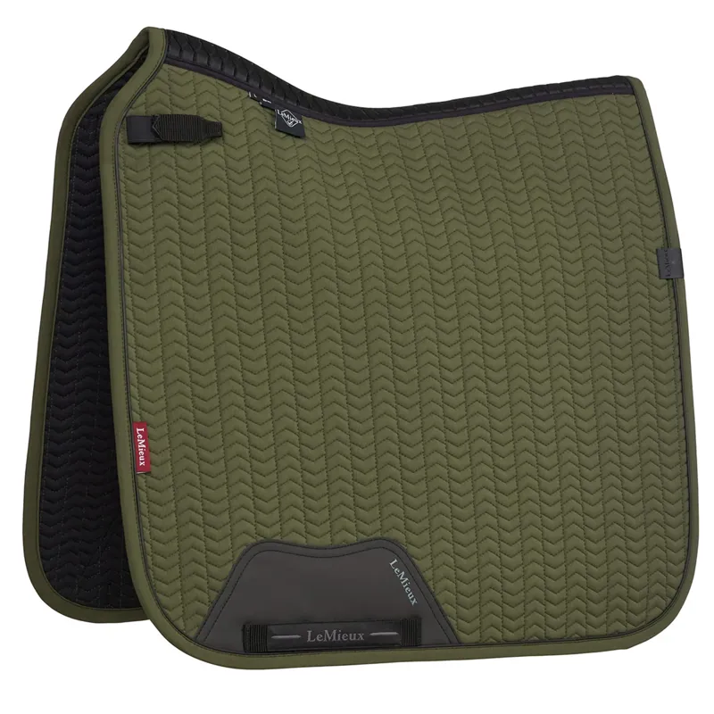 LeMieux Essence Dressage Square Saddlecloth - Pine Green