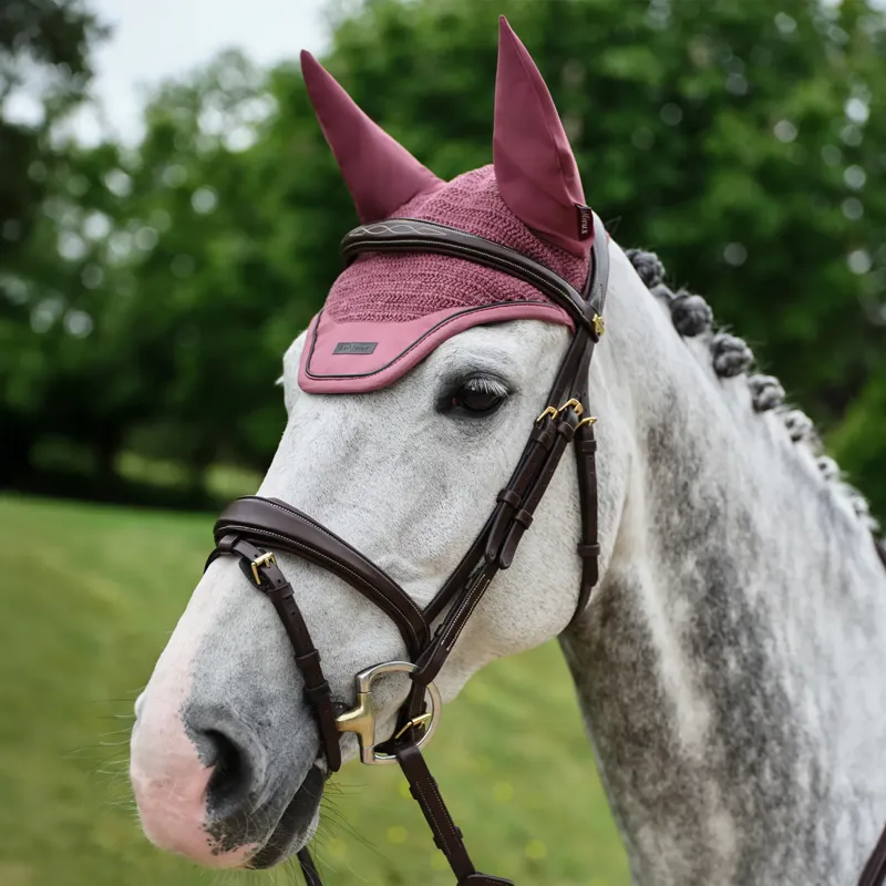 LeMieux Essence Fly Hood - Rosewood-1