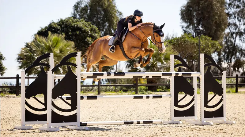 LeMieux Suede EuroJump Square - Grey-1