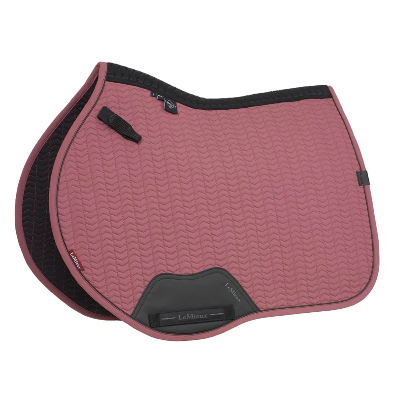 LeMieux Essence Eurojump Square Saddlecloth - Rosewood