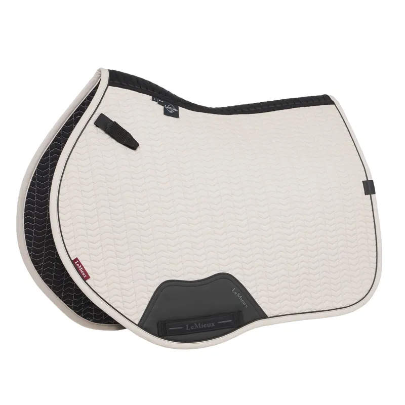 LeMieux Essence Eurojump Square Saddlecloth - Stone