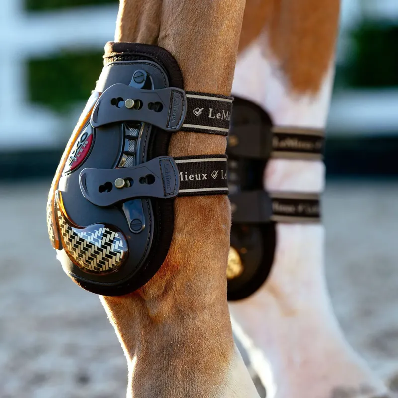 LeMieux Exo-Flex Fetlock Boot - Brown/Brown-1