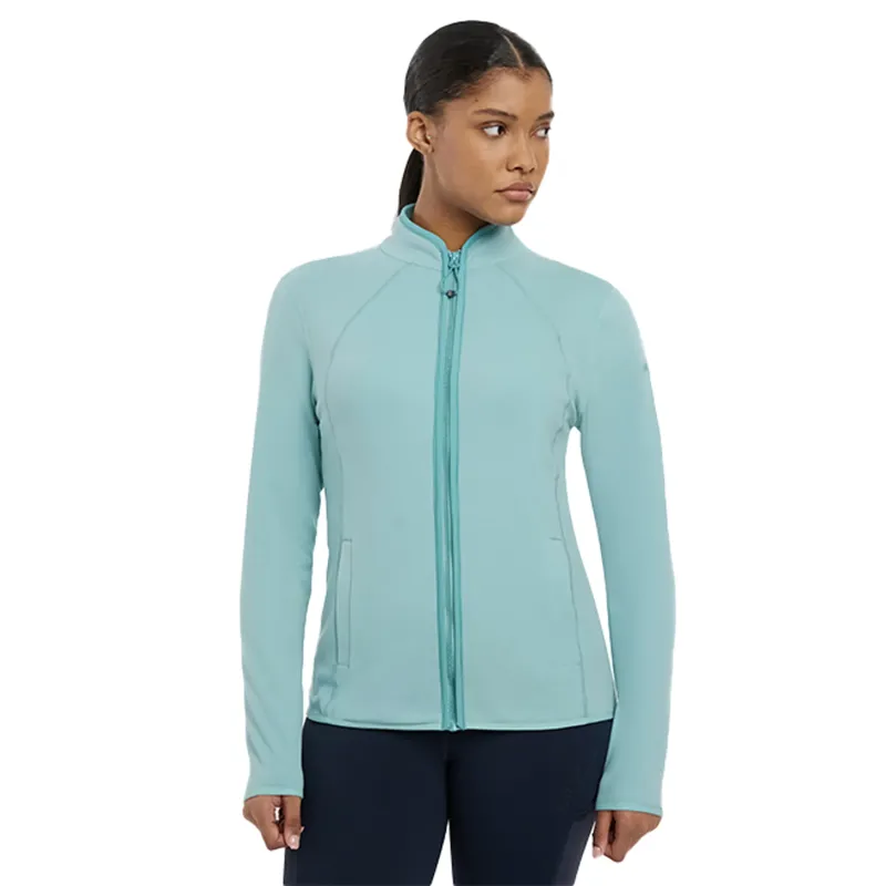 LeMieux Faye Ladies Fleece Zip Through - Aqua-1