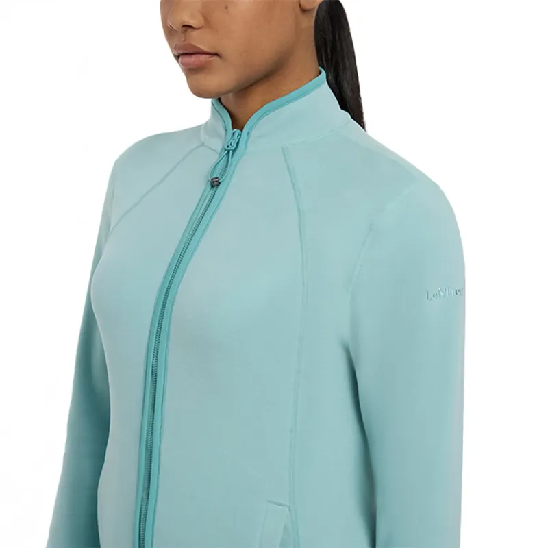 LeMieux Faye Ladies Fleece Zip Through - Aqua-2