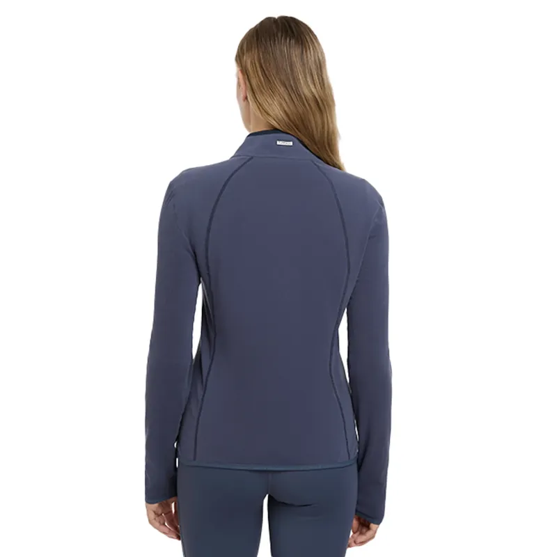 LeMieux Faye Ladies Fleece Zip Through - Dusk Blue-3