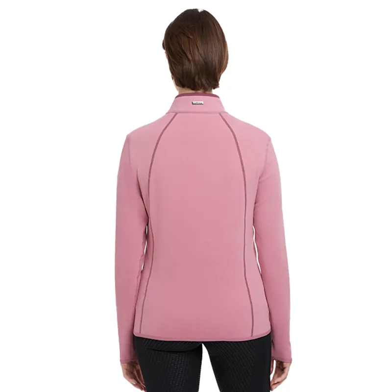 LeMieux Faye Ladies Fleece Zip Through - Peony-4