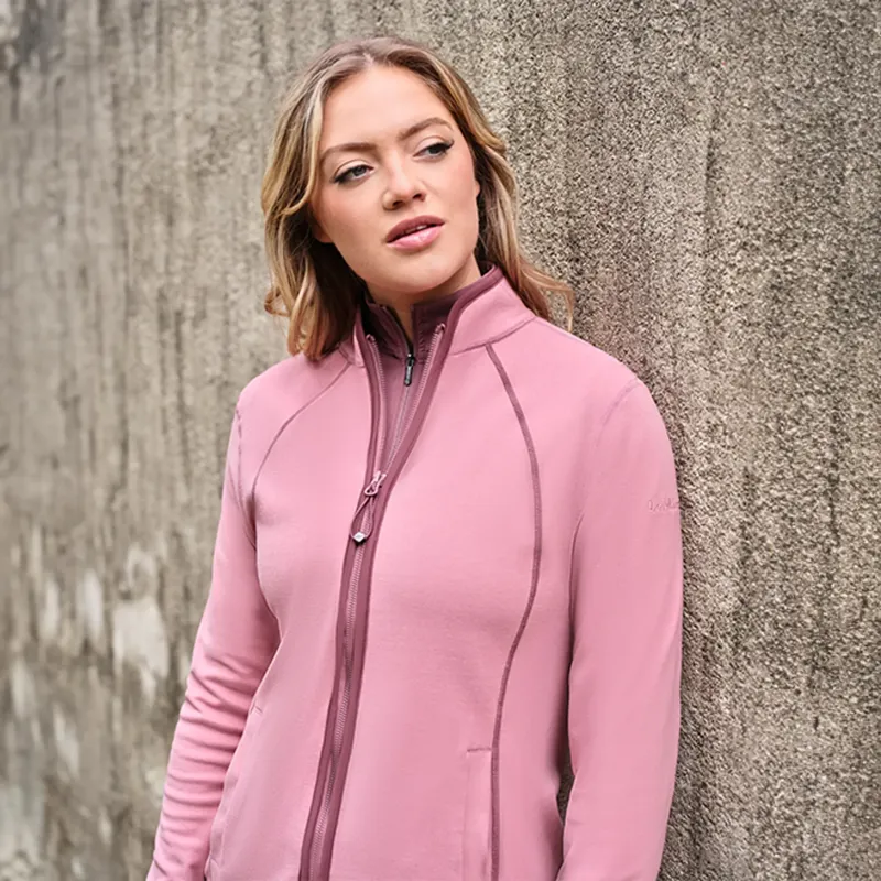 LeMieux Faye Ladies Fleece Zip Through - Peony-6