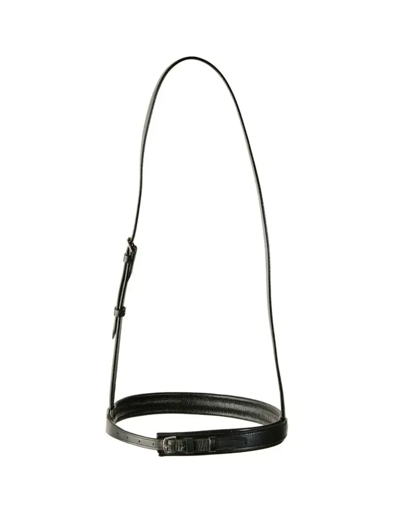 Kincade Classic Plain Raised Cavesson Noseband - Black-1