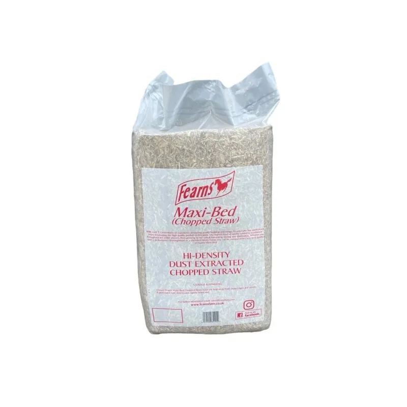 Fearns Farm Maxi Bed Chopped Straw Bale - 11kg-1