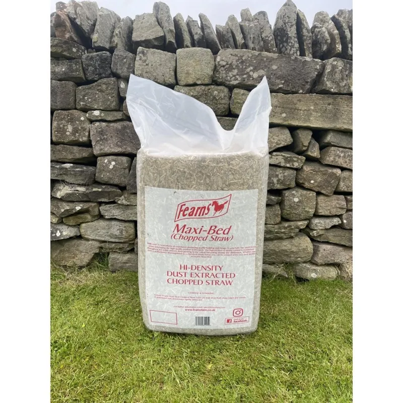 Fearns Farm Maxi Bed Chopped Straw Bale - 11kg-4