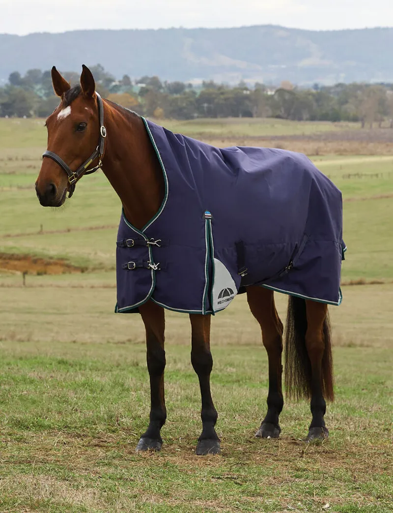 WeatherBeeta ComFiTec Plus 100G Dynamic Turnout High Neck Rug - Navy