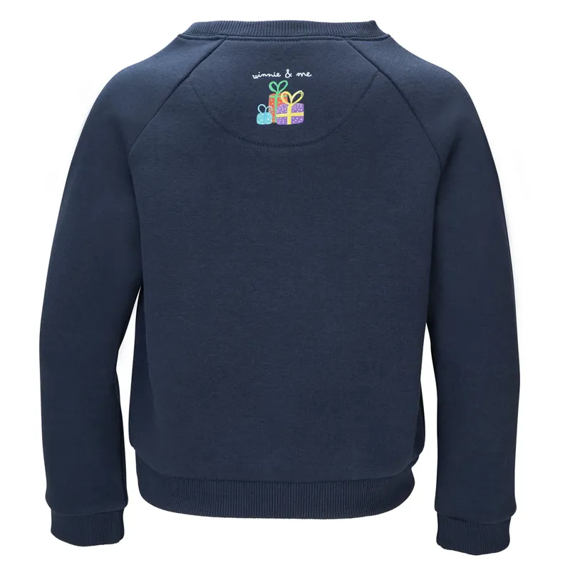 Shires Winnie and Me Festive Childrens Sweatshirt - Navy-1