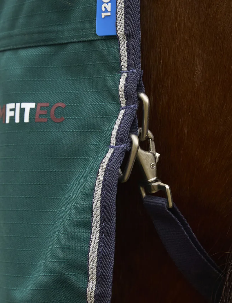 WeatherBeeta ComFiTec 220G Plus Dynamic Turnout Rug - Forest Green-7