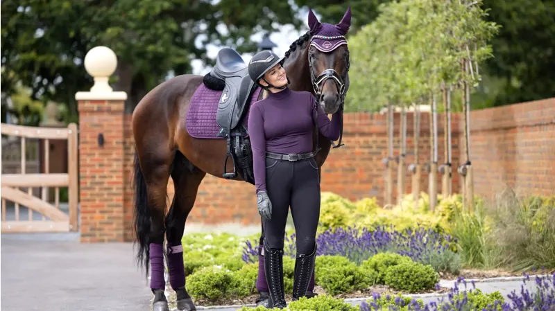 LeMieux Suede Dressage Square Small/Medium - Fig-1