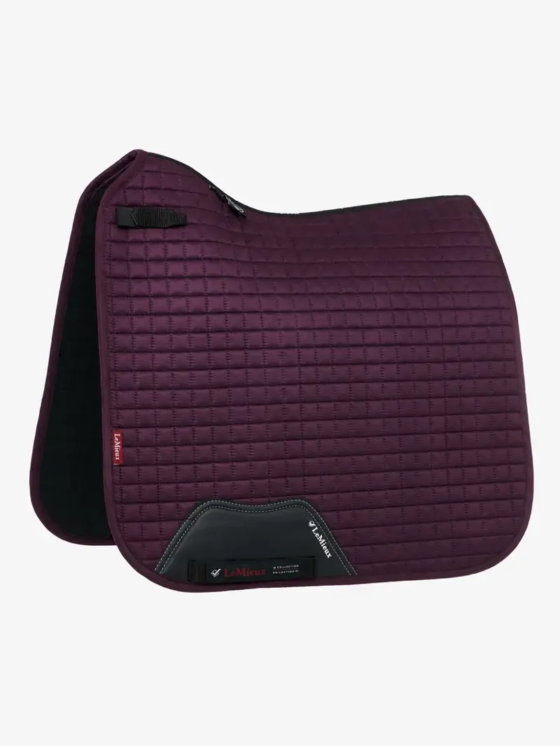 LeMieux Suede Dressage Square Small/Medium - Fig