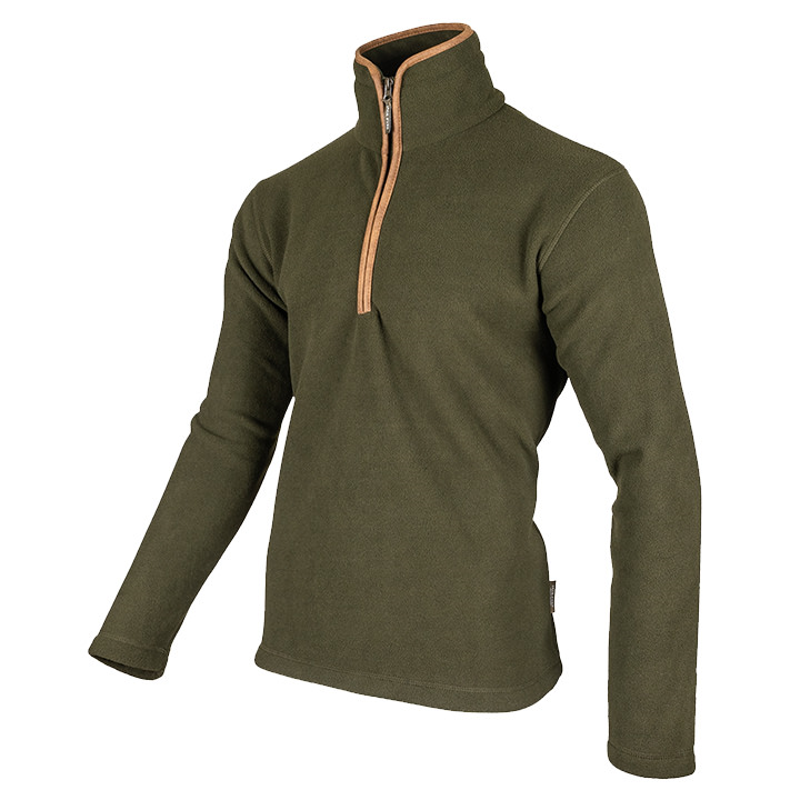 Jack Pyke Countryman Fleece Pullover - Dark Olive-1