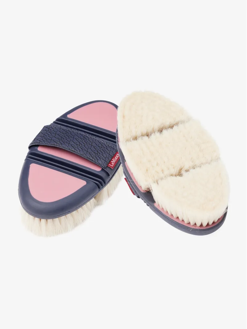 LeMieux Flexi Goat Hair Body Brush - Peony