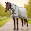 LeMieux Kudos Gladiator Fly Rug - Grey/Navy