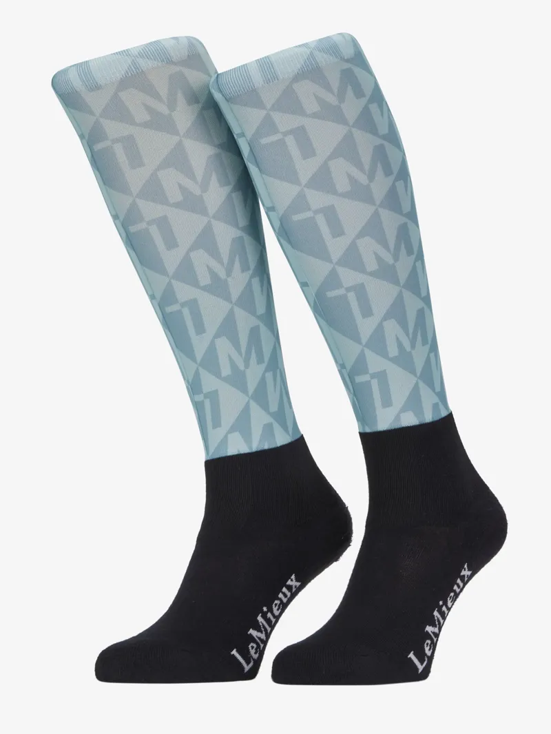 LeMieux Footsie Socks - Clea Lagoon