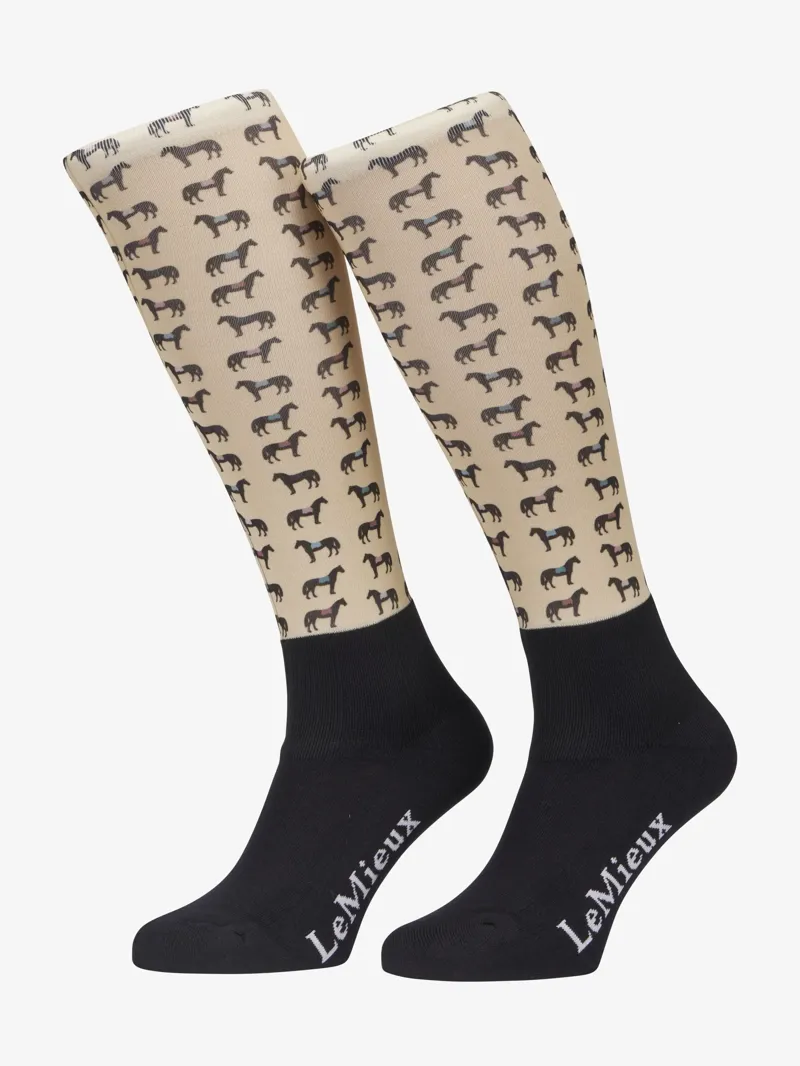 LeMieux Footsie Socks - Saddles