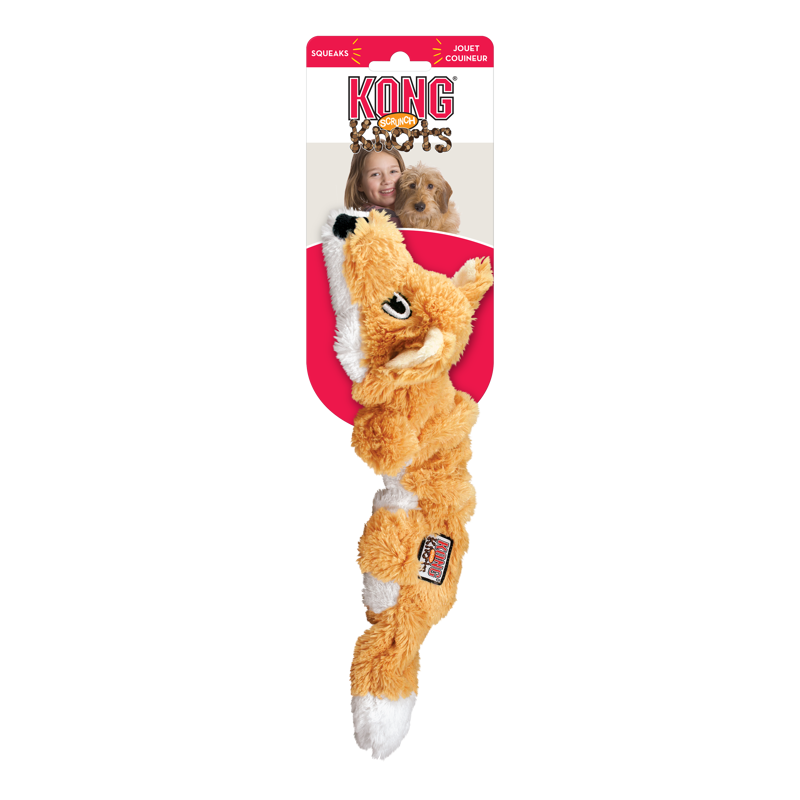 KONG Scrunch Knots Fox -1