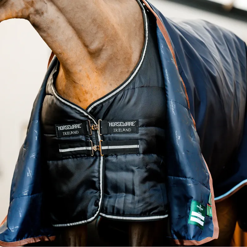 Horseware Easy-Layer 100g Stable Rug - Black/Silver-3