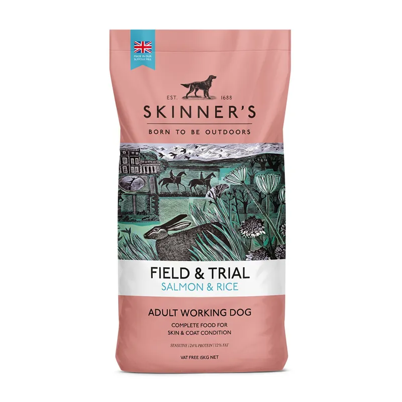 Skinners Field and Trial Salmon and Rice Adult Working Dog Food - 15kg