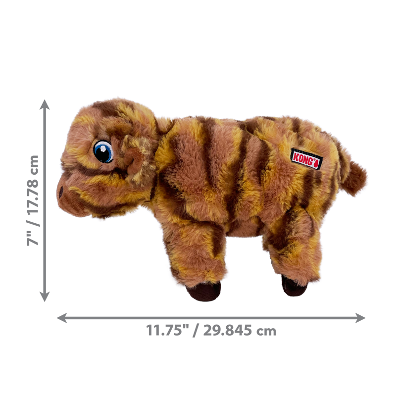 KONG Low Stuff Stripes Cow-1