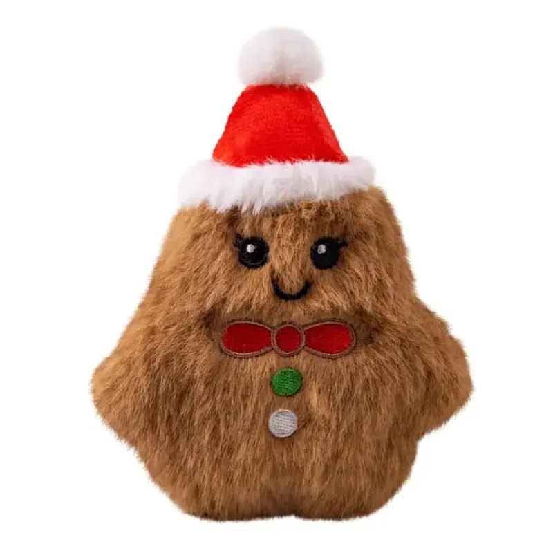 KONG Holiday Snuzzles Gingerbread Mini dog toy-4
