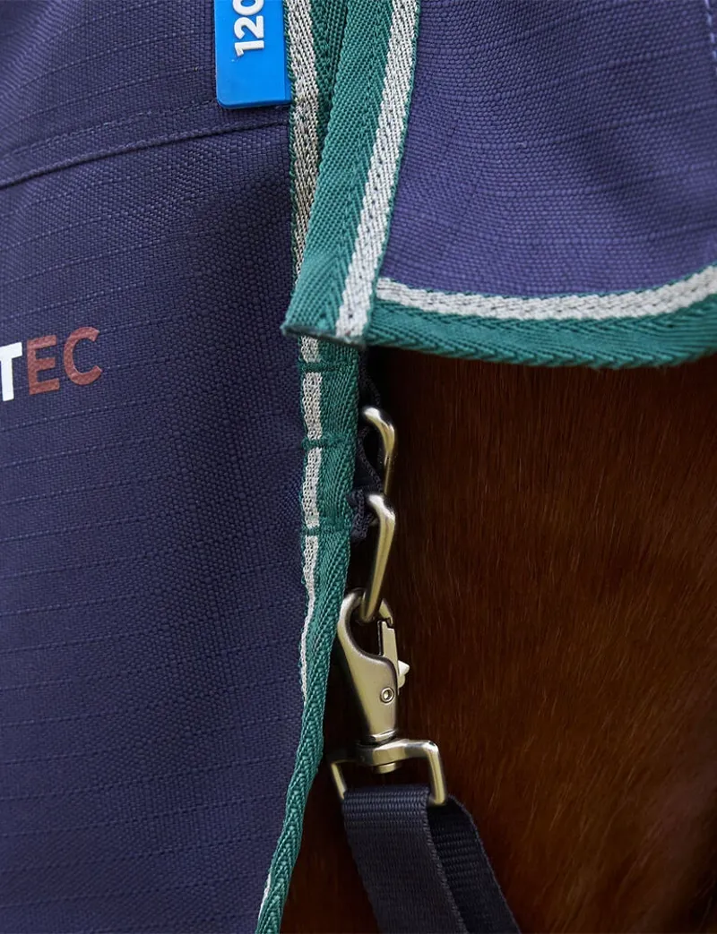 WeatherBeeta ComFiTec Plus 100G Dynamic Turnout Rug - Navy-6