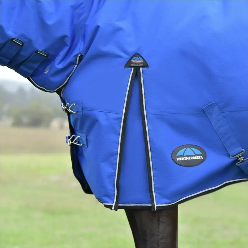 WeatherBeeta ComFiTec Essential 220g Turnout Combo Rug -  Cobalt/Black -4