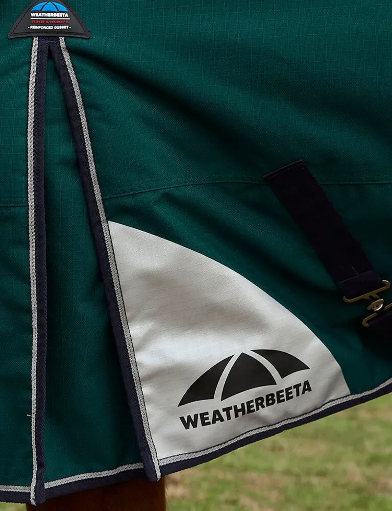 WeatherBeeta ComFiTec Plus 100G Dynamic Turnout Rug - Forest Green-3