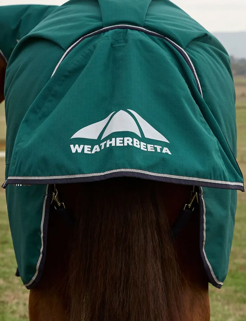 WeatherBeeta ComFiTec Plus Dynamic 0g Turnout Detach-A-Neck Rug - Forest Green-9