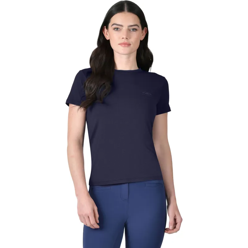 WeatherBeeta Ladies Relaxed UV Short Sleeve Tee - Navy 