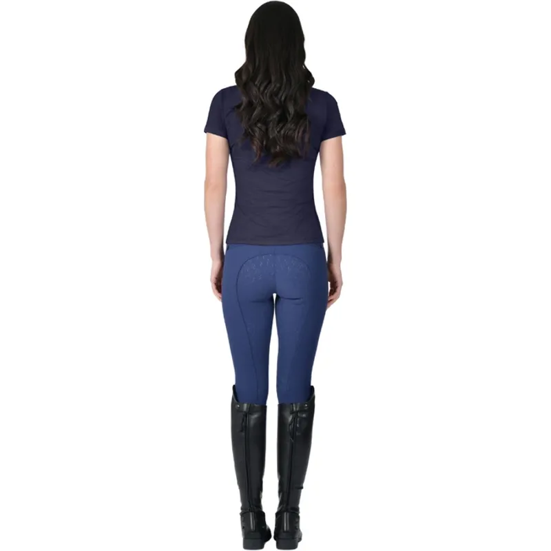 WeatherBeeta Ladies Relaxed UV Short Sleeve Tee - Navy -2