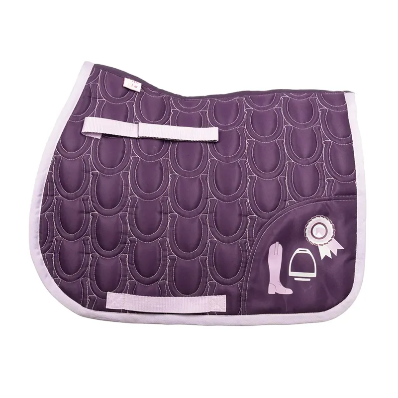 Little Rider Giddy Up Gymkhana Saddle Pad - Purple/Lilac