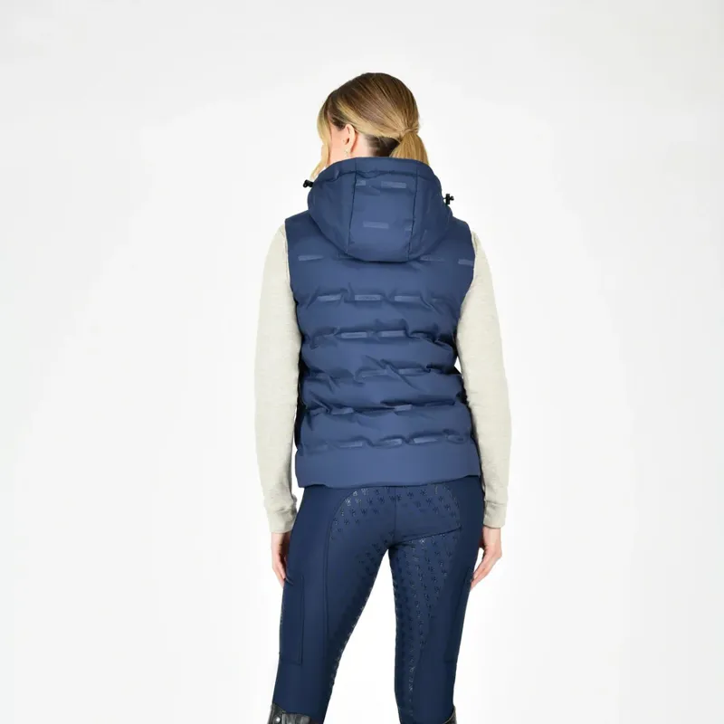 WeatherBeeta Hapur Heat Seal Quilted Ladies Vest - Navy Iris-3