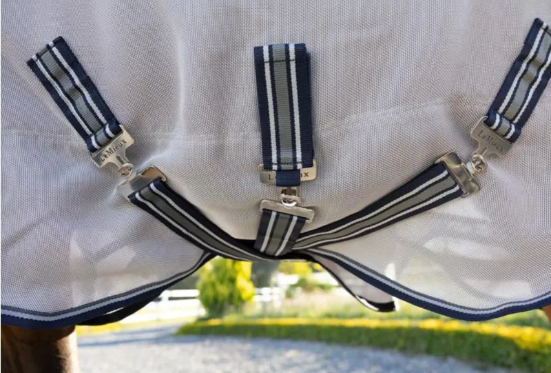 LeMieux Kudos Gladiator Fly Rug - Grey-4