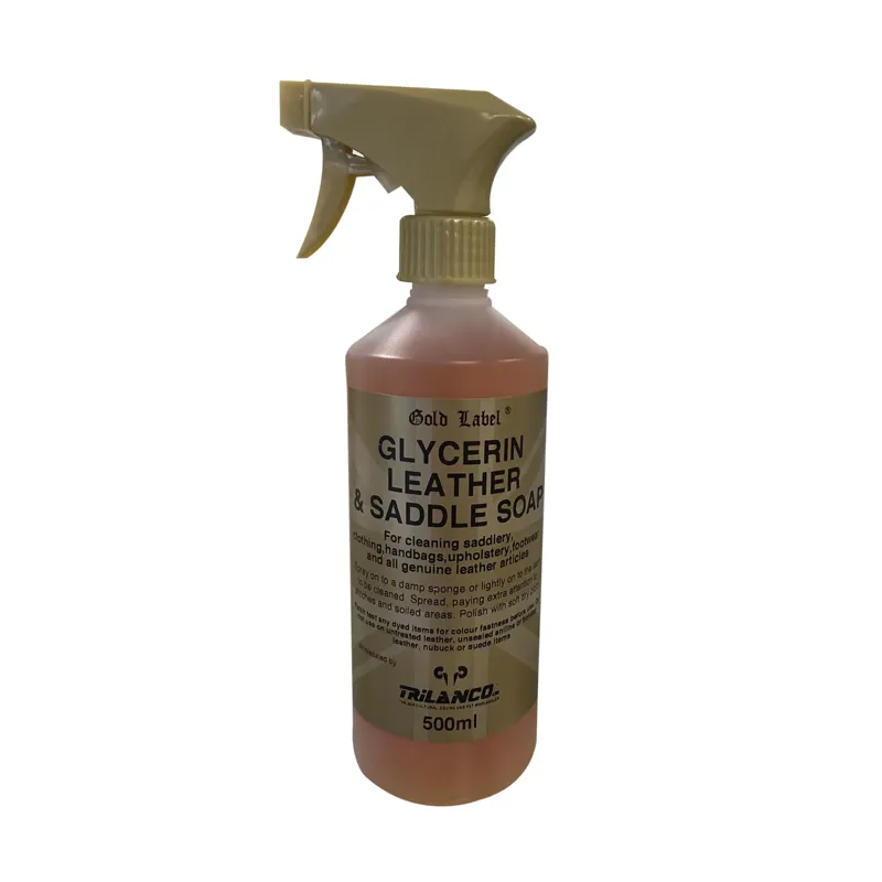 Gold Label Glycerin Leather and Saddle Soap Liquid
