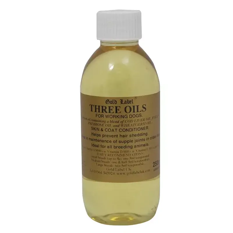 Gold Label Canine Three Oils - 250 ml