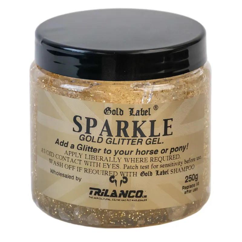 Label Sparkle Glitter Gel - 250g - Gold