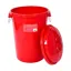 Red Gorrilla 80L Bin With Lid - Red