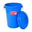 Red Gorrilla 80L Bin With Lid - Blue