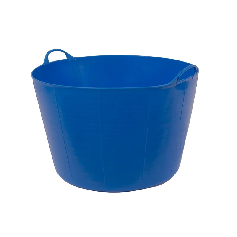 Red Gorilla Tub Xlarge Heavy Duty Flexible Plastic Utility Tub 75L - Blue