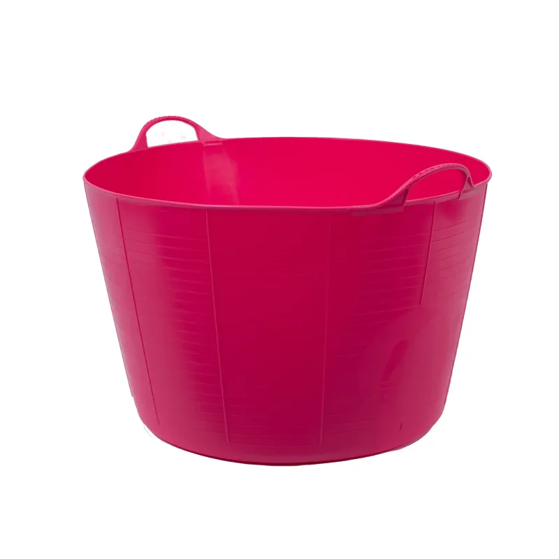 Red Gorilla Tub Xlarge Heavy Duty Flexible Plastic Utility Tub 75L - Pink-1