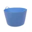 Red Gorilla Tub Xlarge Heavy Duty Flexible Plastic Utility Tub 75L - Sky Blue